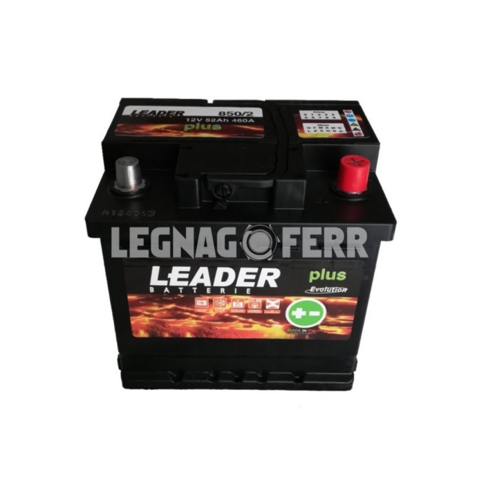 Leader 52Ah – Batteria Auto 12V 52Ah legnagoferr