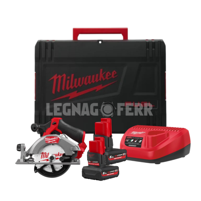 Milwaukee M12 FCS442-502X – Sega Circolare Compatta per Legno 12V FUEL™ legnagoferr