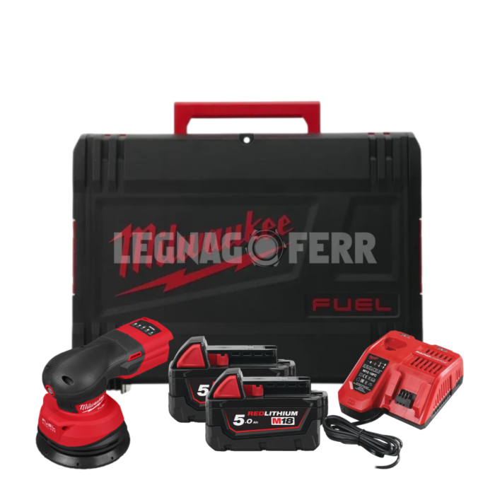 Milwaukee M18 FROS125-502X Levigatrice Rotoorbitale da 125mm FUEL™ 4933498254 legnagoferr