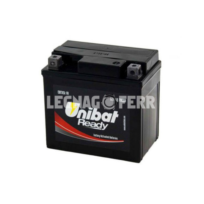 Unibat CBTX5L-BS – Batteria AGM 12V 4Ah per Moto e Scooter legnagoferr
