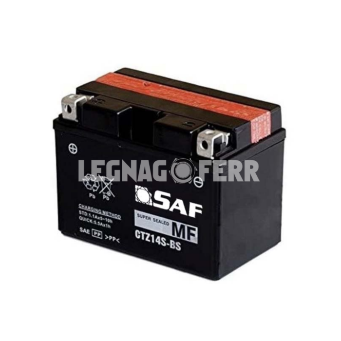 Unibat CTZ14S-BS – Batteria AGM 12V 11,2Ah legnagoferr