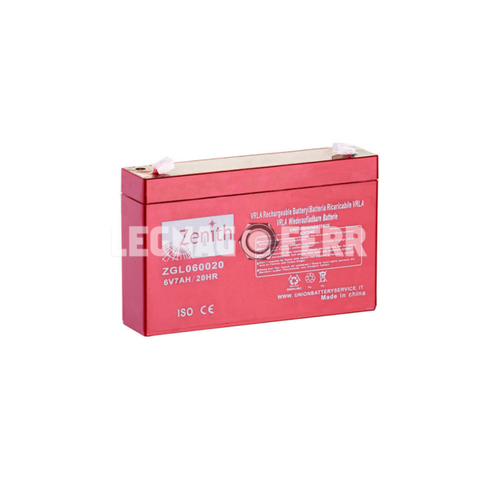 Zenith ZGL060020 – Batteria AGM 6V 7Ah