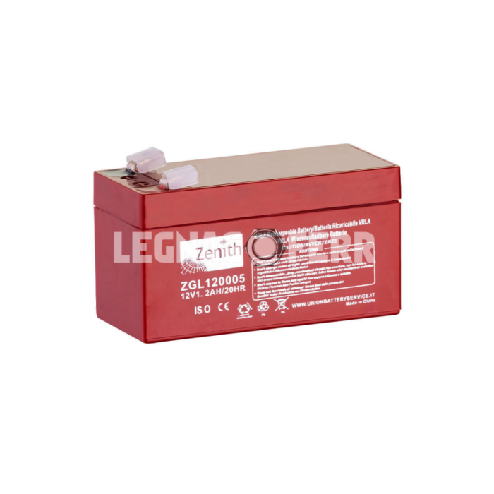 Zenith ZGL120005 – Batteria AGM 12V 1,2Ah legnagoferr