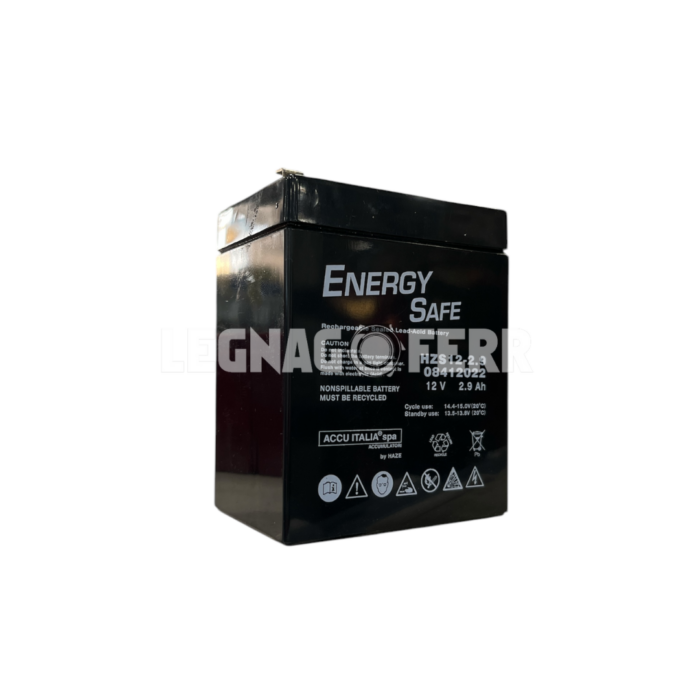 Zenith ZGL120016 – Batteria AGM 12V 2,9Ah legnagoferr