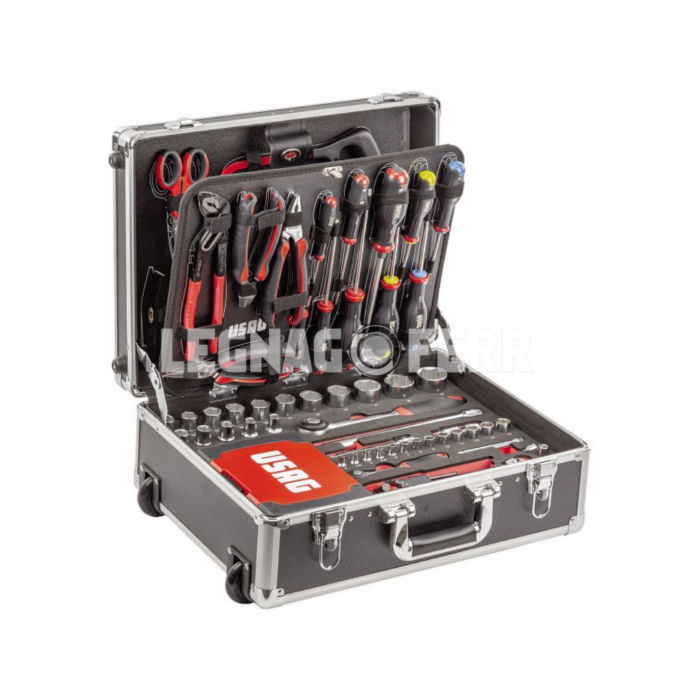 USAG 002 JTMA Valigia Trolley con Assortimento per Manutenzione U00020015 legnagoferr
