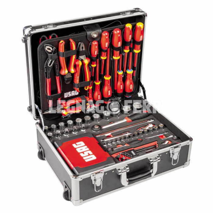 USAG 002 JTME Valigia Trolley con Assortimento per Elettrotecnica  U00020016 legnagoferr