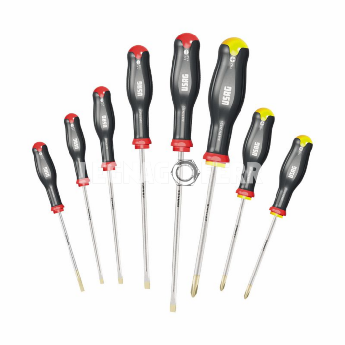 USAG 324 SH8 Serie di 8 giraviti per viti con intaglio e impronta a croce PHILLIPS® U03240650  legnagoferr