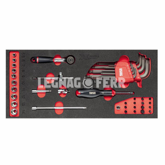 USAG 519 M/613AEAX Modulo in Spugna Assortimento 41 Pezzi U05191069  legnagoferr