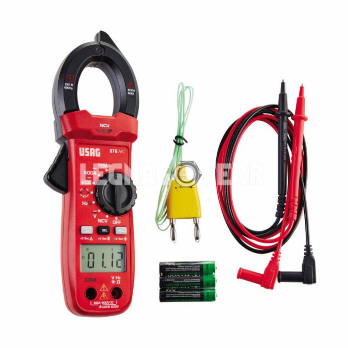 USAG 076 MC Pinza amperometrica con multimetro digitale TRUE RMS U00760008 legnagoferr