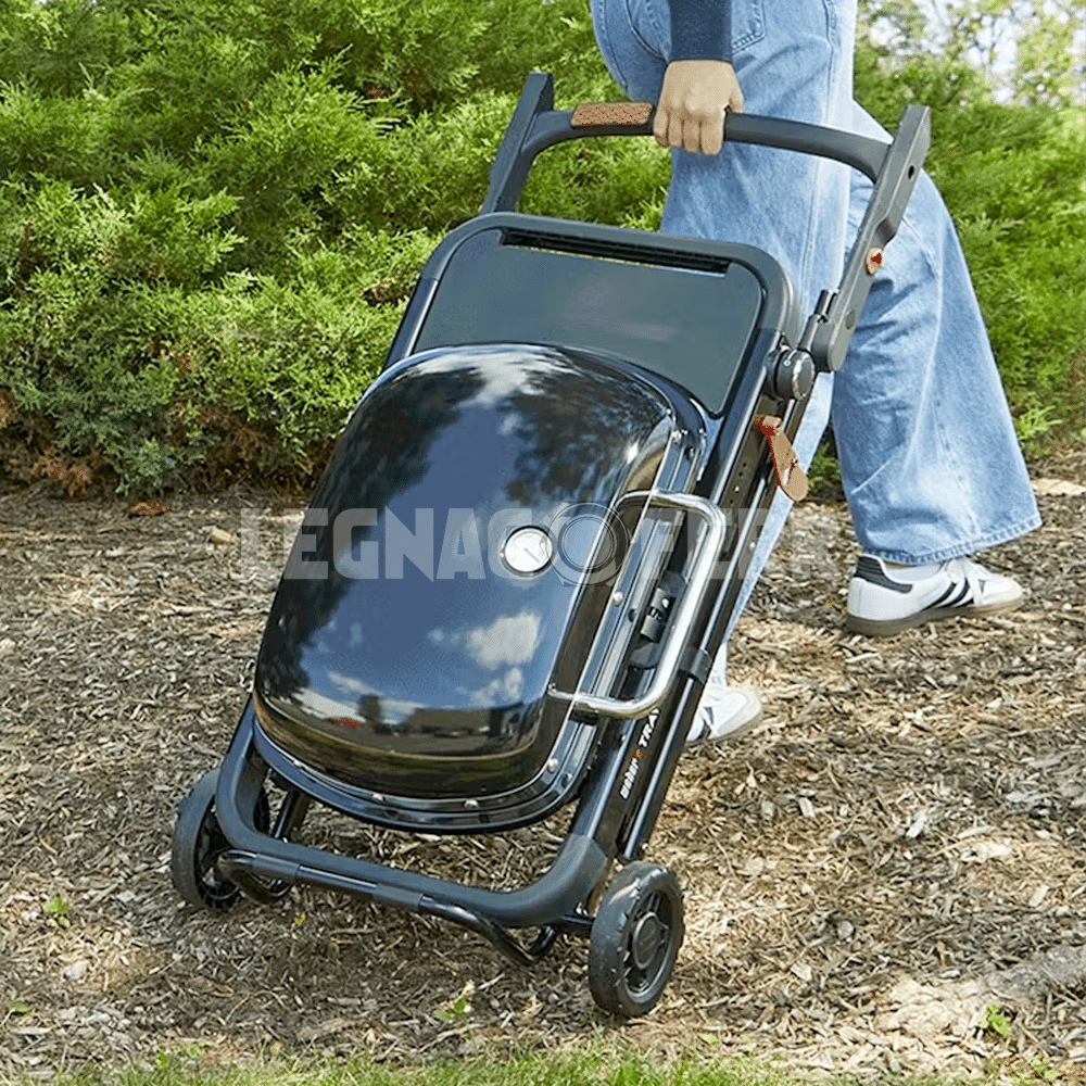 Weber Traveler Compact Barbecue da Viaggio Portatile a Gas Nero 1500557 4 weber traveler compact legnagoferr