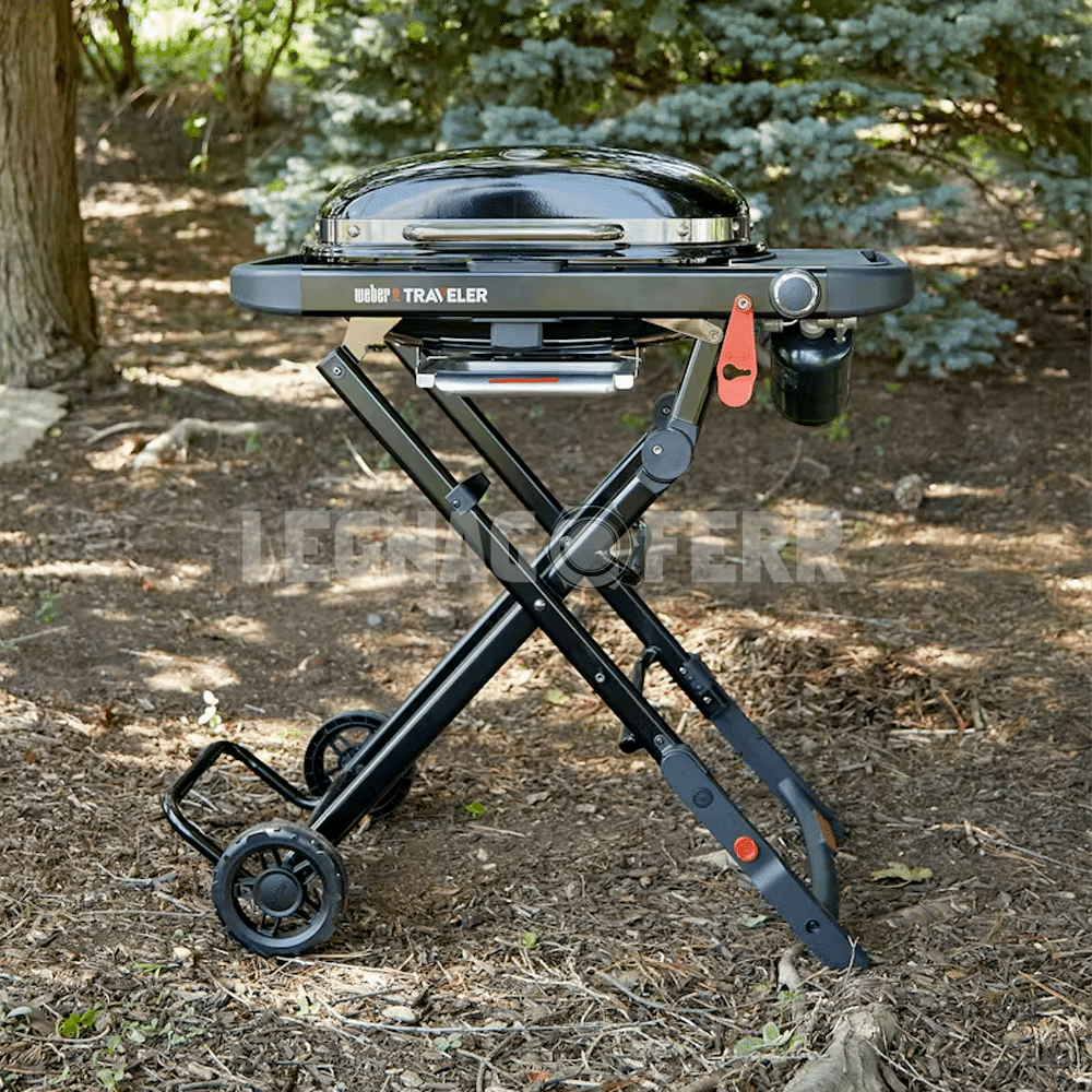 Weber Traveler Compact Barbecue da Viaggio Portatile a Gas Nero 1500557 5 weber traveler compact legnagoferr2