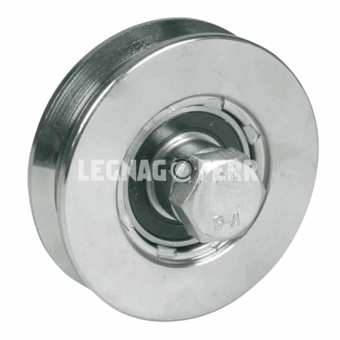 IBFM 360 Ruota per Cancelli 1 Cuscinetto Sfera Gola a V legnagoferr
