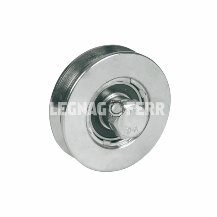 IBFM 362 Ruota per Cancelli 2 Cuscinetti a Sfera Gola a V  legnagoferr