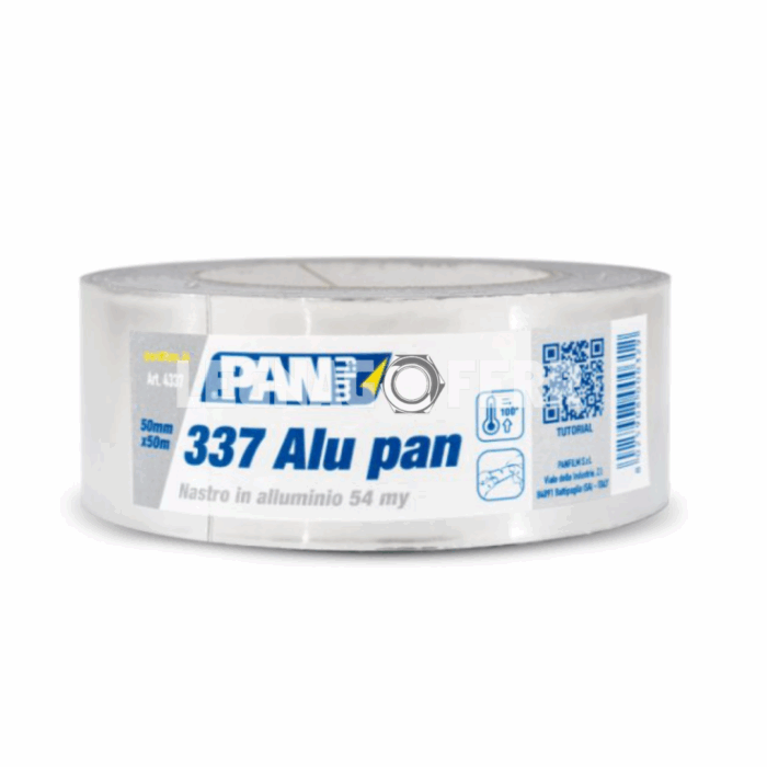 Panfilm Alupan 337 – Nastro Adesivo in Alluminio per Sigillature e Riparazioni Professionali legnagoferr