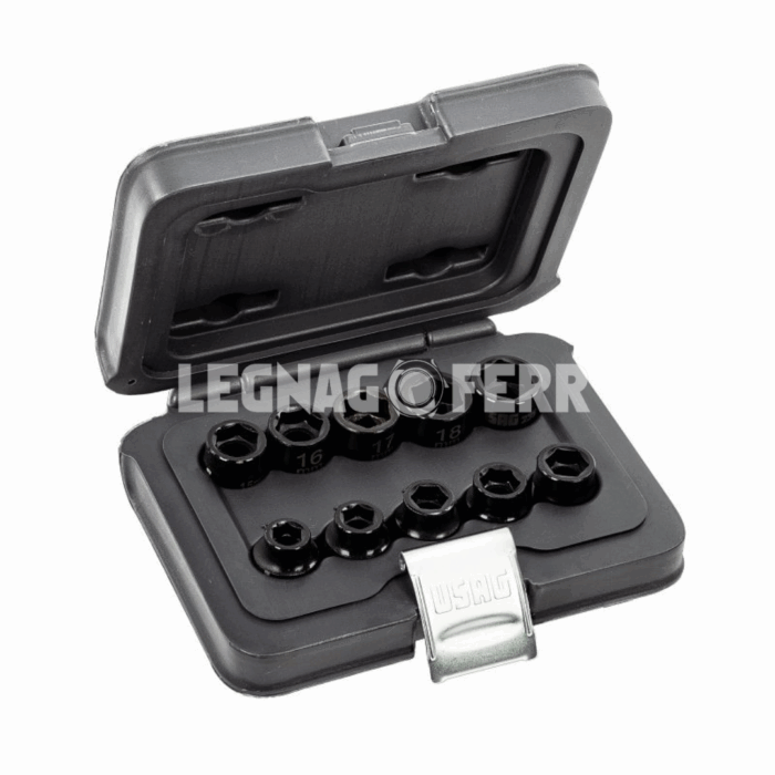 USAG 235 1/2 MB/C10 Assortimento in Cassetta Modulare con Bussole U02350530 legnagoferr