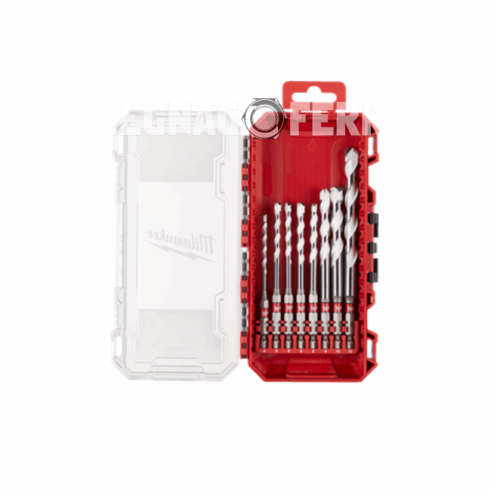 Milwaukee Set Punte Multimateriale 8 PZ 4932493871 legnagoferr