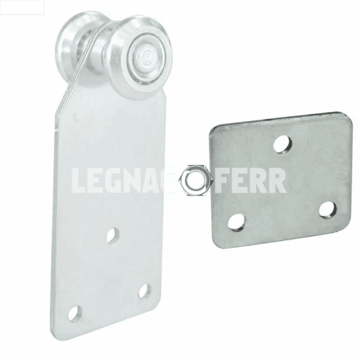 IBFM 330PL Piastra Larga per Carrello Scorrevole 2 Cuscinetti legnagoferr