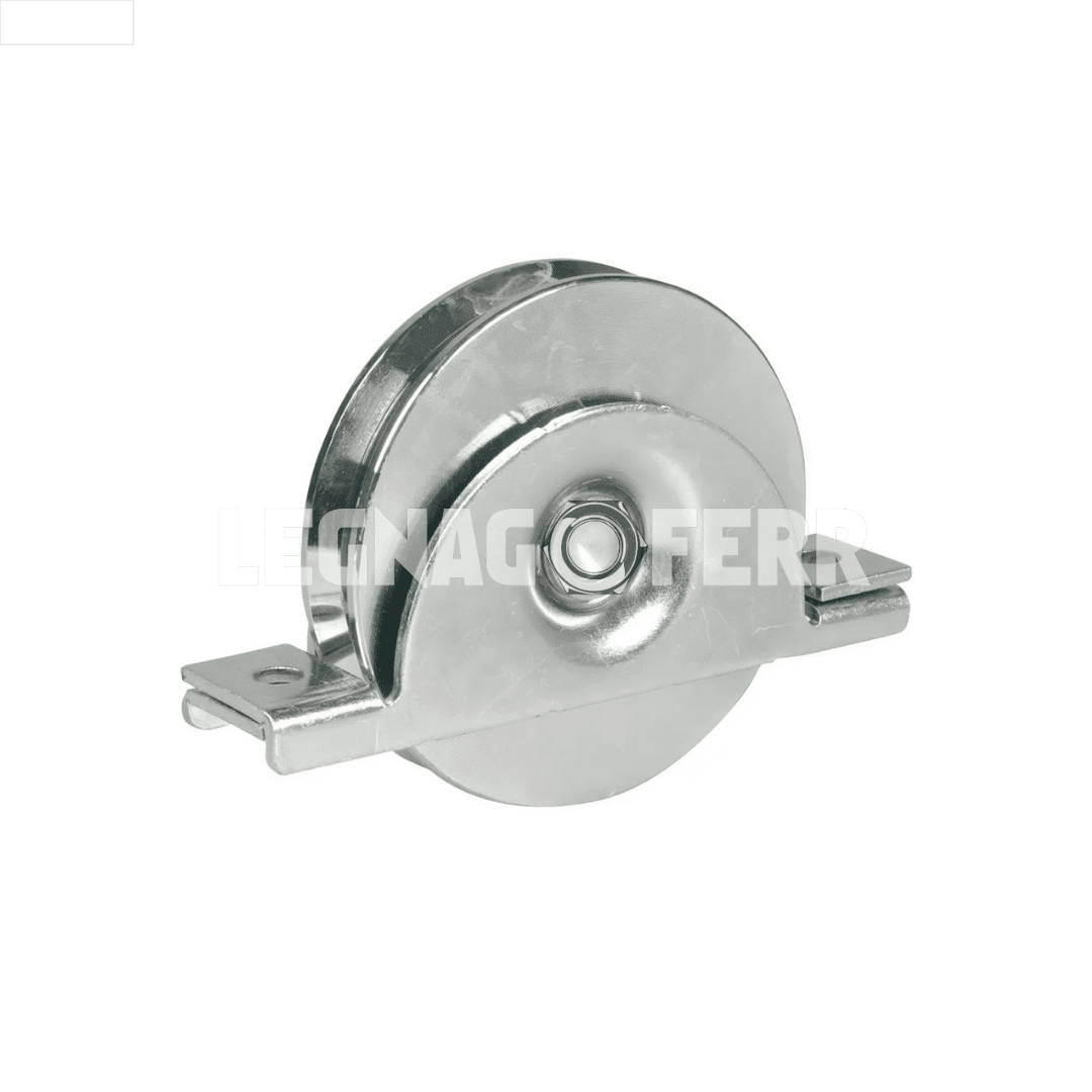 Art. 392/P Ruota con Supporto Interno - 1 Cuscinetto - Gola Tonda Ø 16 1 IBFM 392/P Ruota con Supporto Interno - 1 Cuscinetto - Gola Tonda Ø 16 legnagoferr