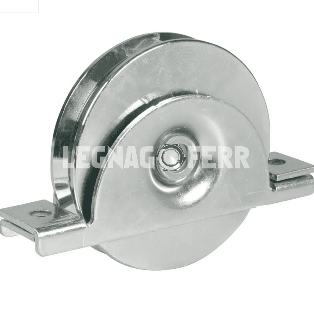 Art. 393-A Ruota con Supporto Interno - 2 Cuscinetti - Gola V 1 IBFM 393-A Ruota con Supporto Interno 2 Cuscinetti Gola V legnagoferr