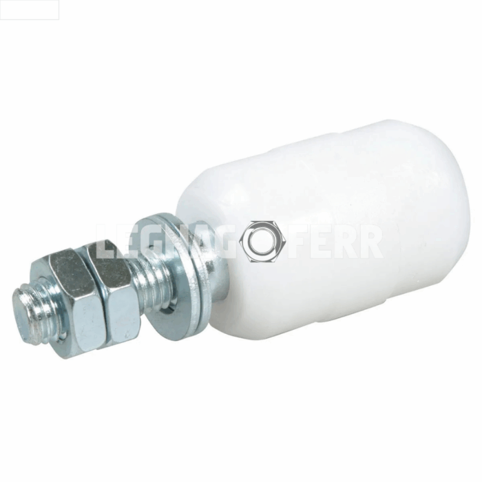 IBFM 460 Rullo di Guida in Nylon per Cancello Scorrevole legnagoferr