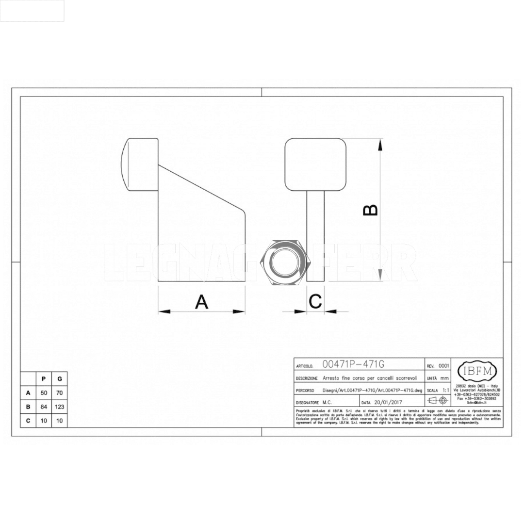 Arresto Fine Corsa ART. 471 2 Ibfm 471 Arresto Fine Corsa legnagoferr (1)