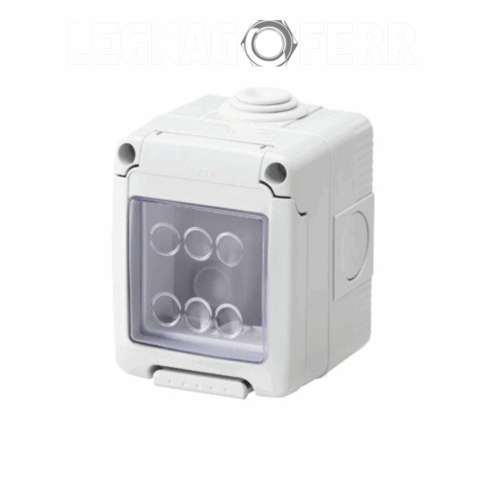 Contenitore Gewiss Stagno 2 Posti Grigio legnagoferr