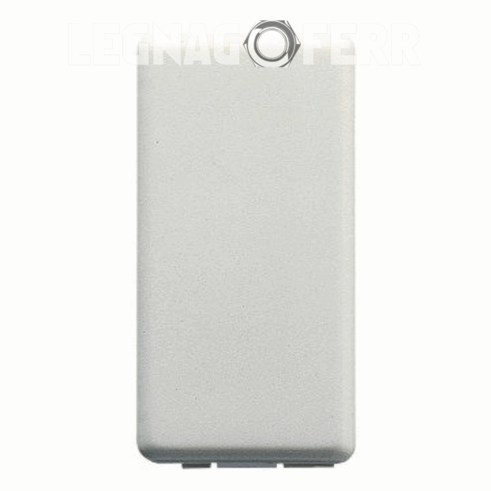 Copriforo 1 Posto Gewiss 1 Modulo System White GW20056 legnagoferr