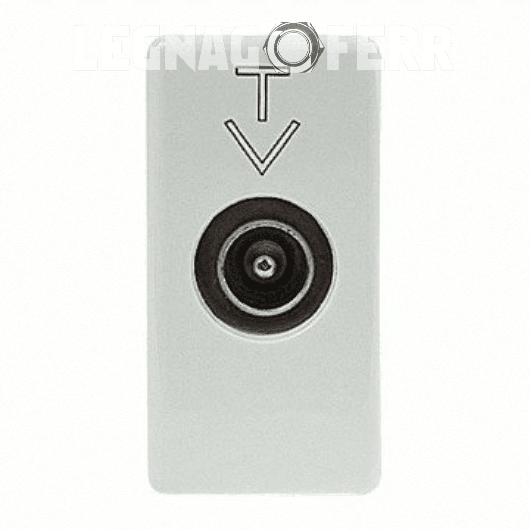 Gewiss Presa Coassiale TV Classe A Connettore IEC Maschio 9,5mm Diretta Con Passaggio di Corrente 1 Modulo System White GW20381 1 Presa Coassiale TV Classe A Connettore IEC Maschio 9,5mm Gewiss Diretta Con Passaggio di Corrente 1 Modulo System White GW20381legnagoferr