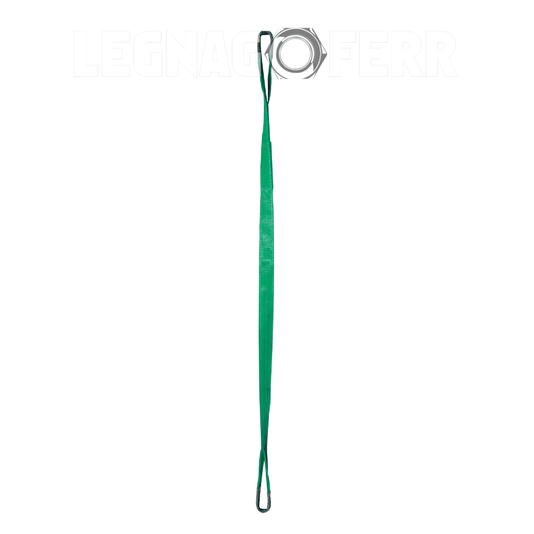 Fasce di Sollevamento 2 Ton in Poliestere Verdi - C60 Strops 1 Strops C60 – Fasce di Sollevamento 2 Ton in Poliestere Verdi legnagoferr