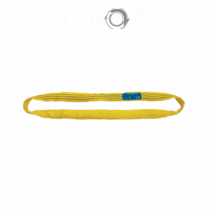 Strops LLF03 Fasce di Sollevamento 3 Ton in Poliestere Gialle legnagoferr