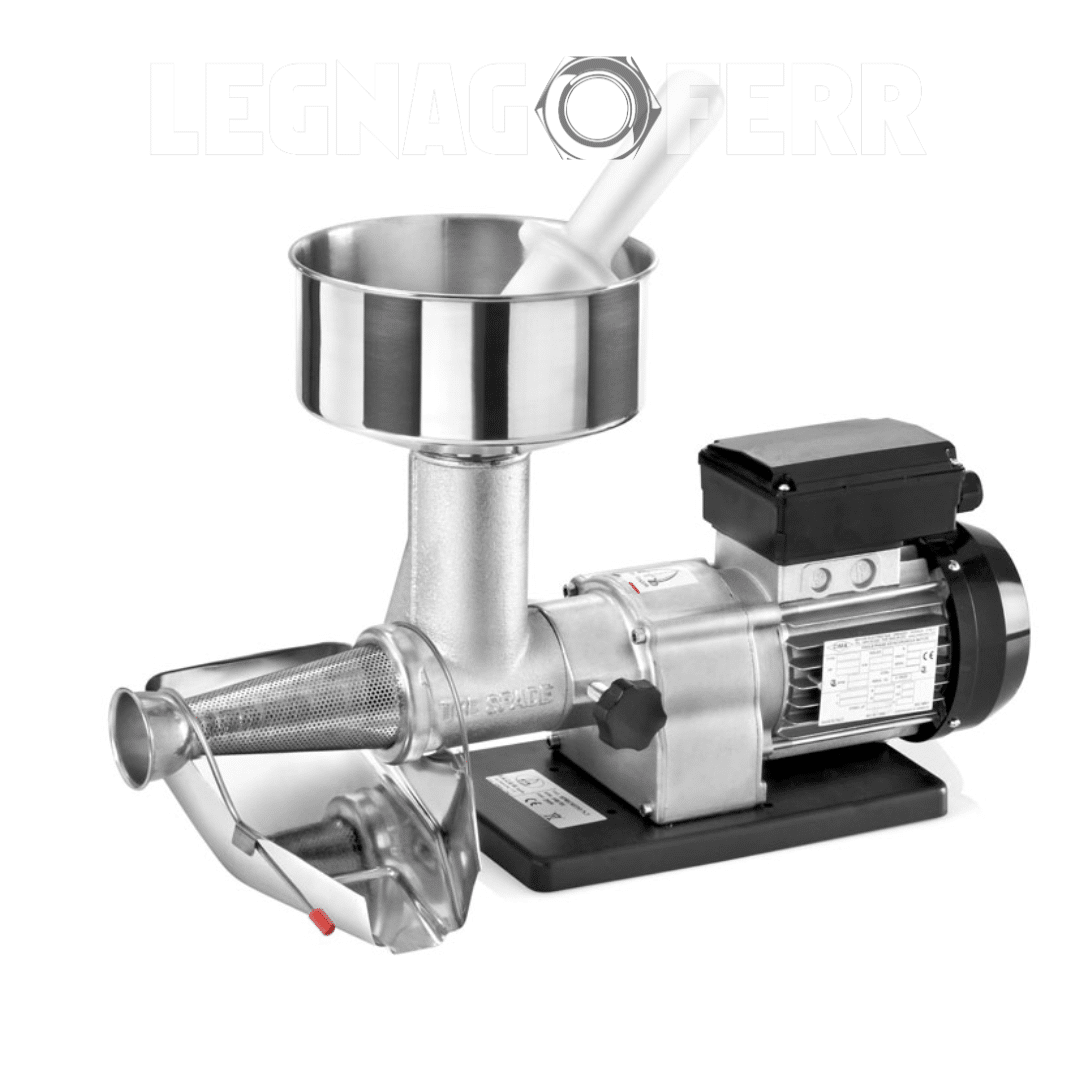 Tre Spade - Spremi pomodoro Elettrico n° 3 Inox 1 Tre Spade Spremi Pomodoro Elettrico n° 3 Inox legnagoferr