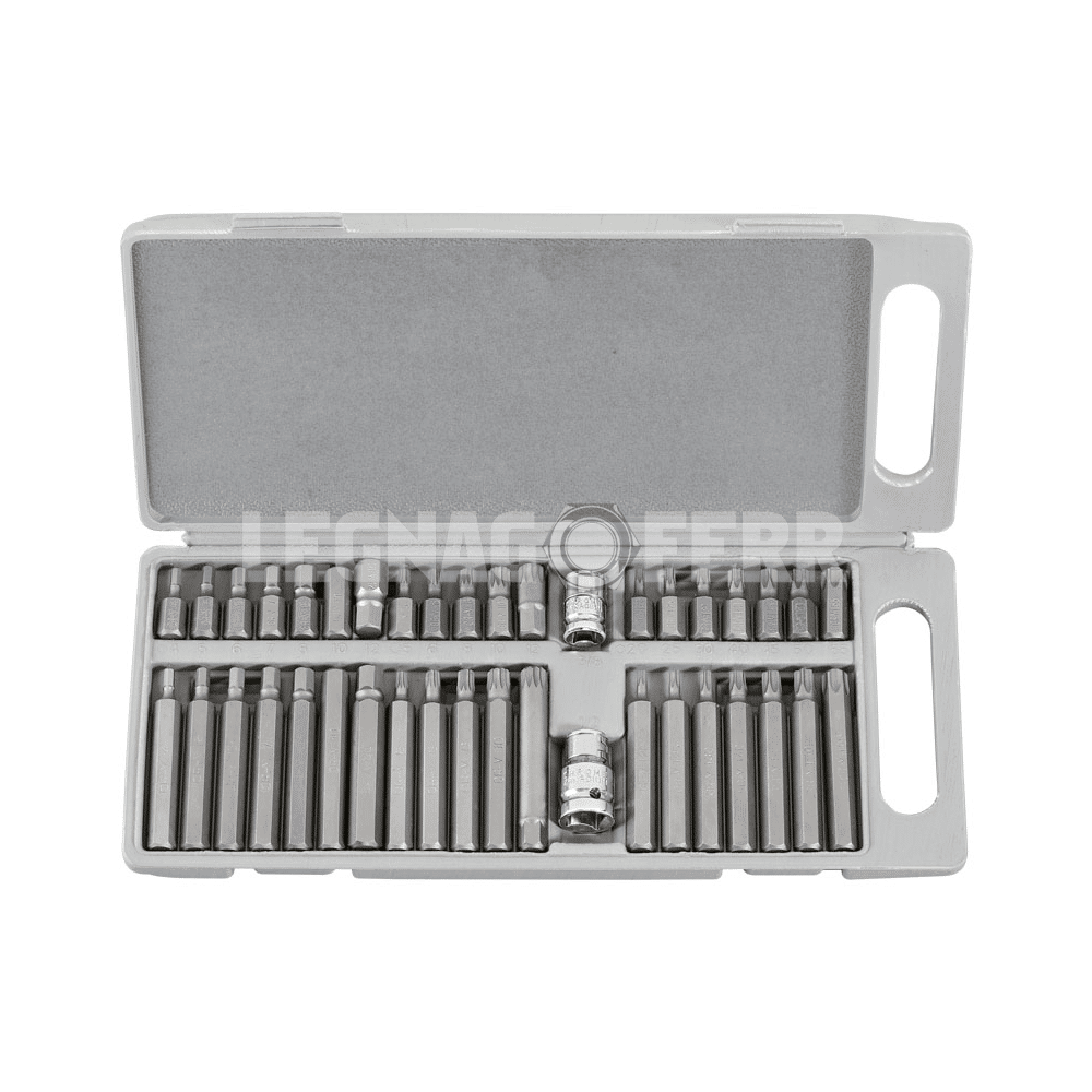 Fervi 0104 Set Inserti – Valigetta con 40 Pezzi 1 fervi 0104 legnagoferr