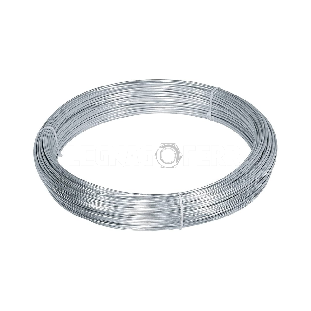 Verdelook Matassa Zinc – Filo di Ferro Zincato Ø 2,7 mm × 100 m 1 filo zincato verdelook legnagoferr