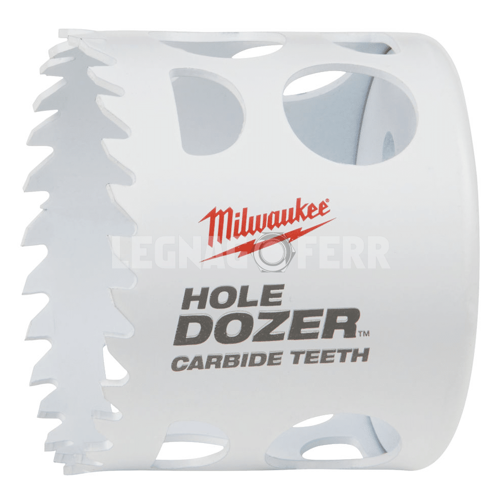 Milwaukee 49560724 Hole Dozer 57 mm – Sega a Tazza con Denti in Carburo 1 milwaukee 49560724 legnagoferr