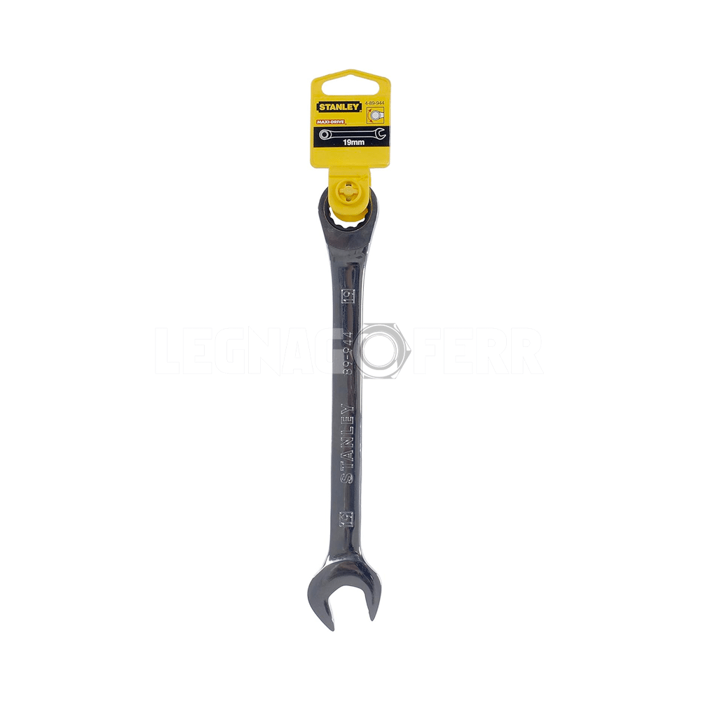 Stanley 4-89-944 Chiave Combinata a Cricchetto 19 mm 1 stanley 4-89-944 legnagoferr