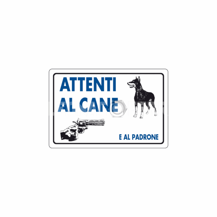 cartello attenti al cane legnagoferr