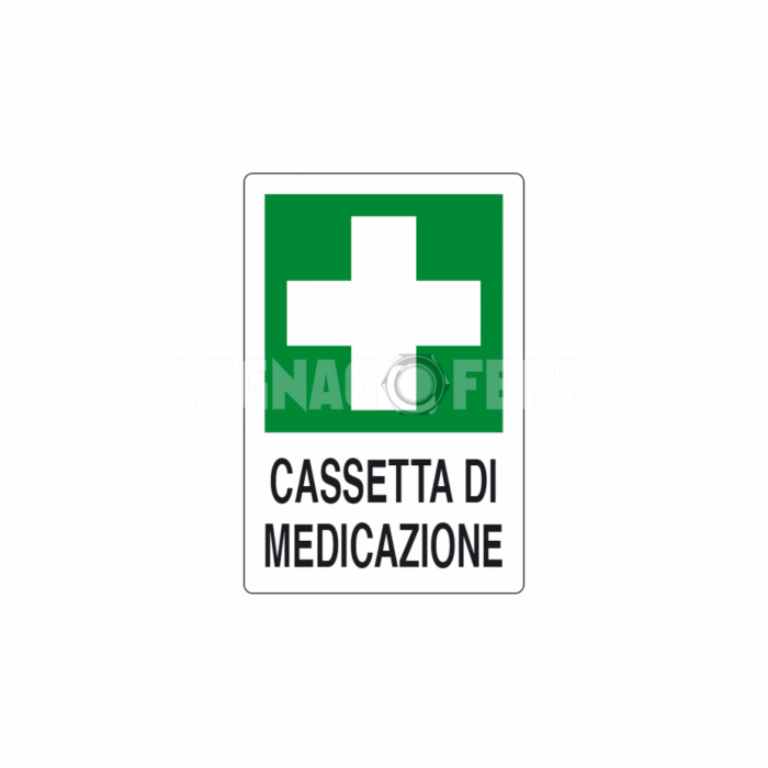 cartello cassetta di medicazione legnagoferr