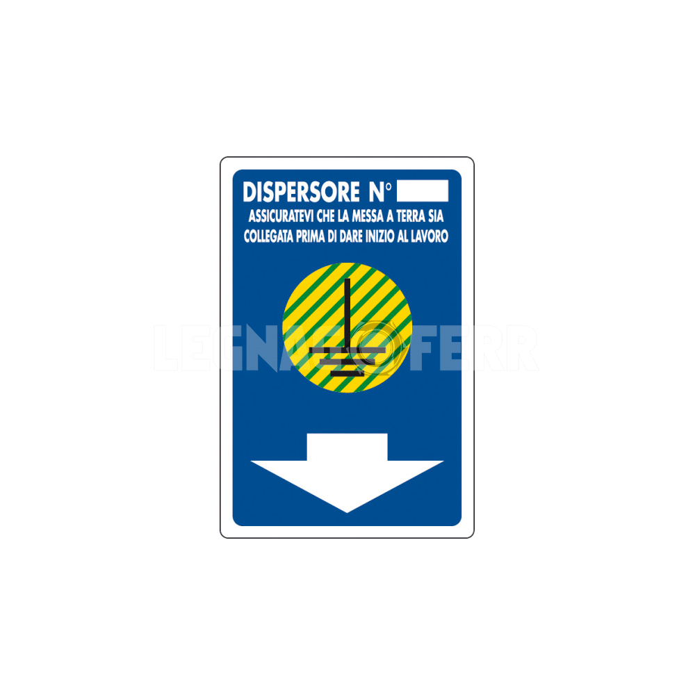 Cartello Dispersore Messa a Terra Collegata D&B Verona 1 cartello dispersore legnagoferr