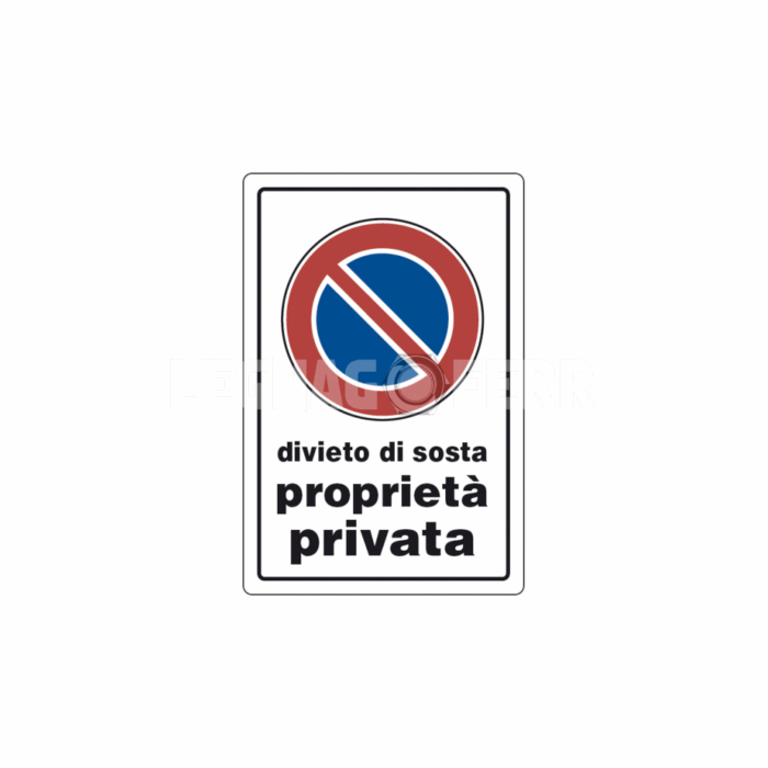 cartello divieto di sosta legnagoferr