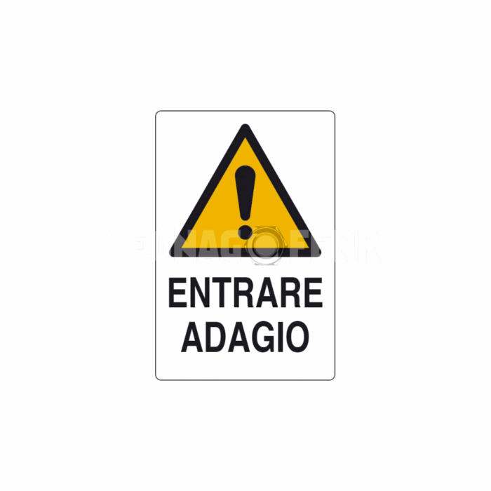 cartello entrare adagio legnagoferr