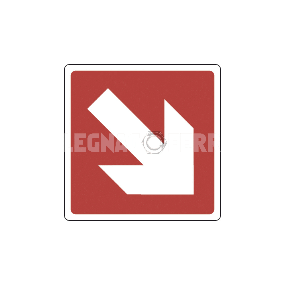 Cartello Freccia Obliqua D&B Verona 1 cartello freccia obliqua legnagoferr