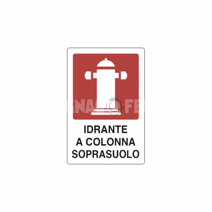 cartello idrante a colonna legnagoferr