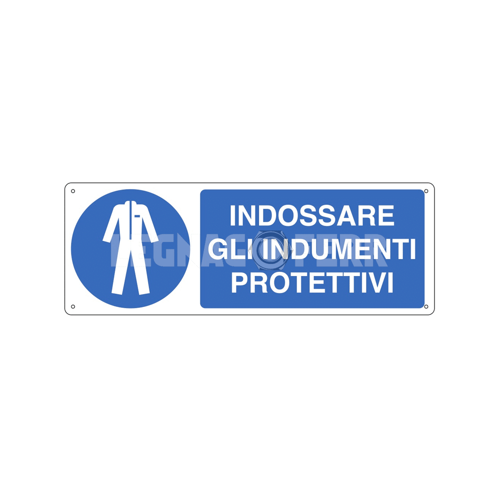 Cartello Indossare gli Indumenti Protettivi D&B Verona 1 cartello indossare legnagoferr