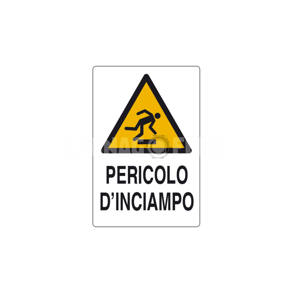 Cartello Pericolo d’Inciampo D&B Verona 1 cartello pericolo d'inciampo legnagoferr