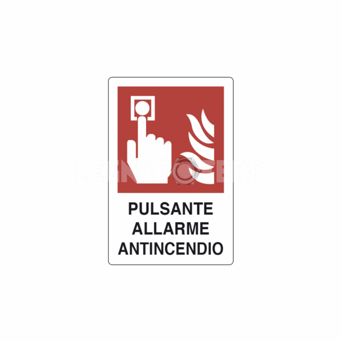 cartello pulsante allarme legnagoferr