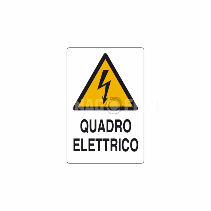 cartello quadro elettrico legnagoferr