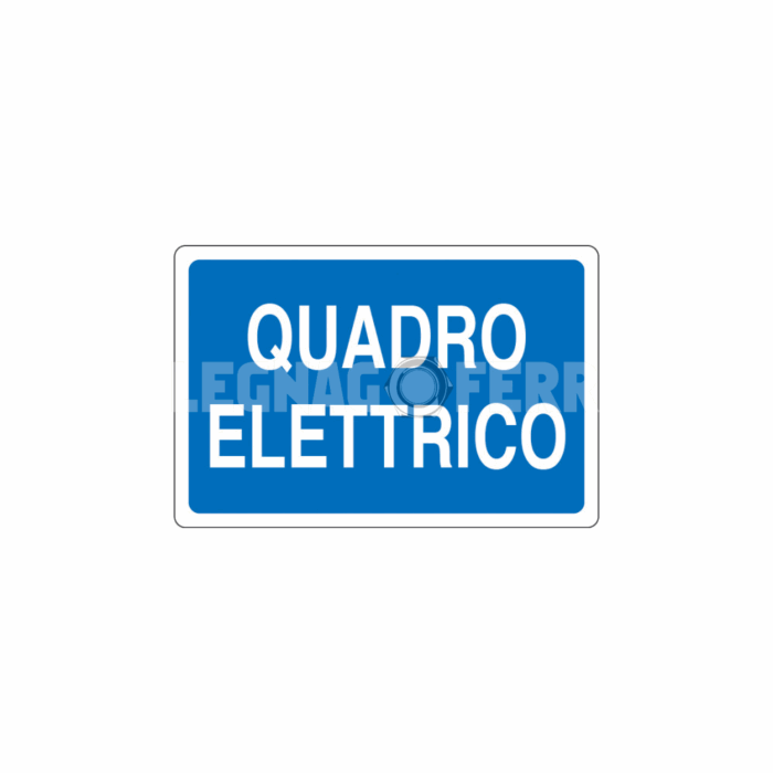 cartello quadro elettrico legnagoferr