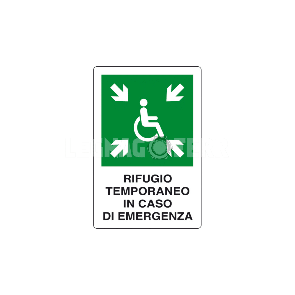 Cartello Rifugio Temporaneo in Caso di Emergenza D&B Verona 1 cartello rifugio temporaneo legnagoferr