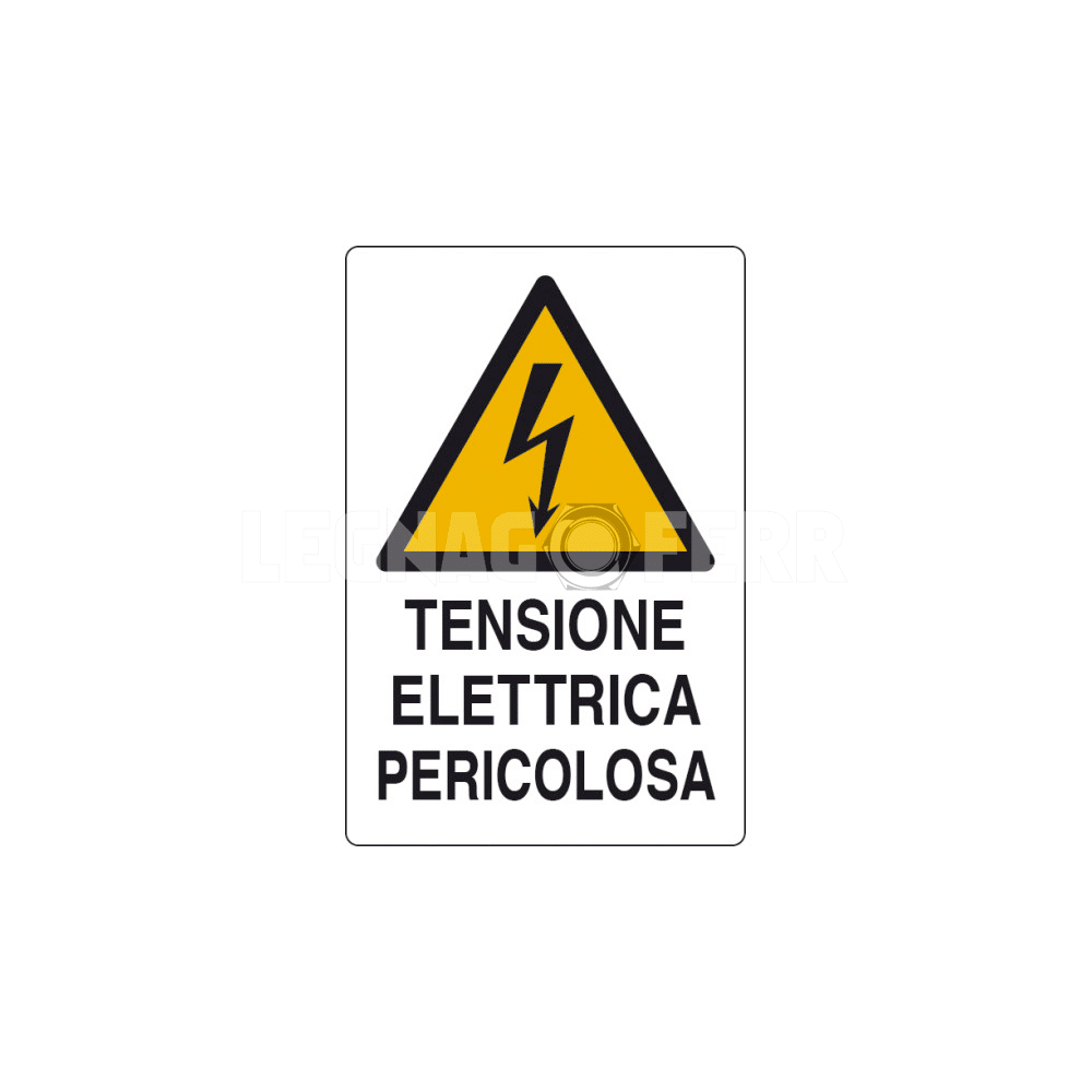 Cartello Tensione Elettrica Pericolosa D&B Verona 1 cartello tensione elettrica legnagoferr