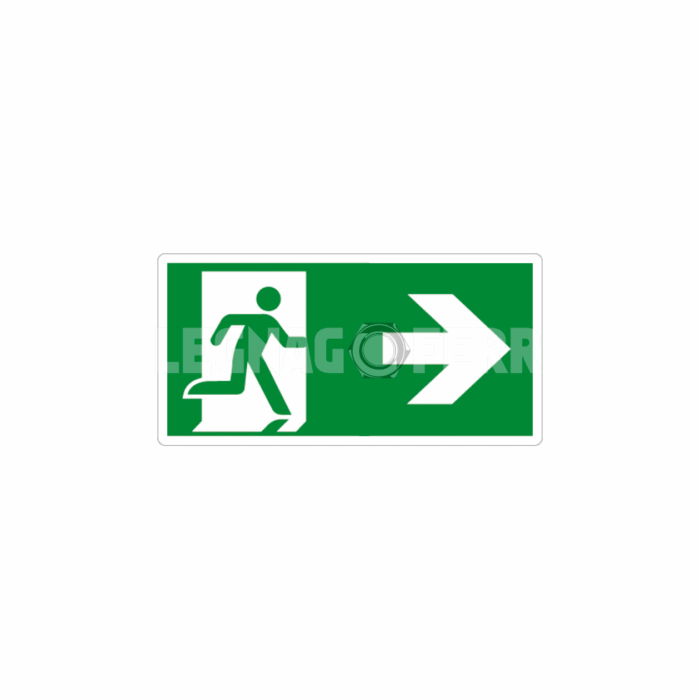 cartello uscita di emergenza legnagoferr